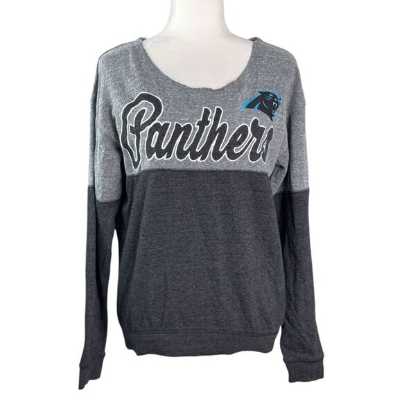 NFL Team Apparel Carolina Panthers Pullover Sweatshirt Women's Size Small - Picture 1 of 6